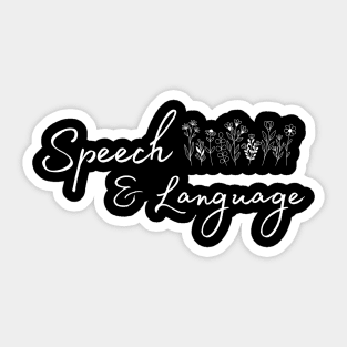 Speech therapy, Team speech, speech pathology, slp, slpa, speech therapist Sticker